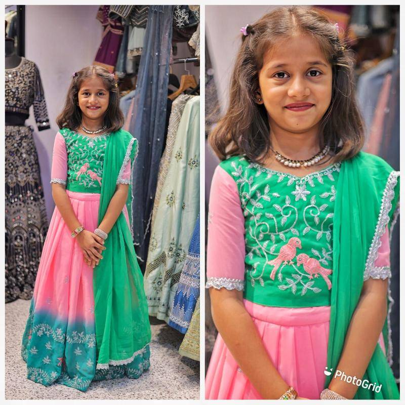 kids lehenga georget Kids clothing suppliers in Hyderabad